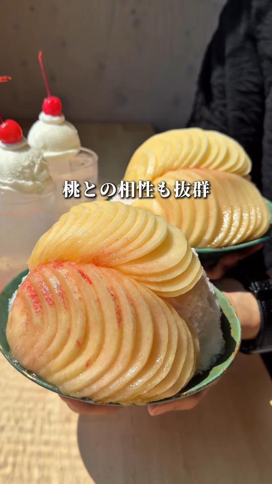 かき氷のアップ